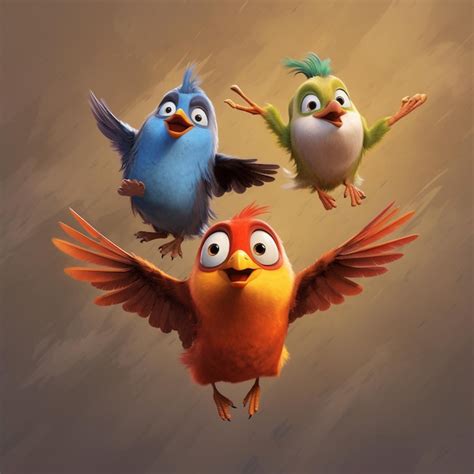 Happy volando en el aire