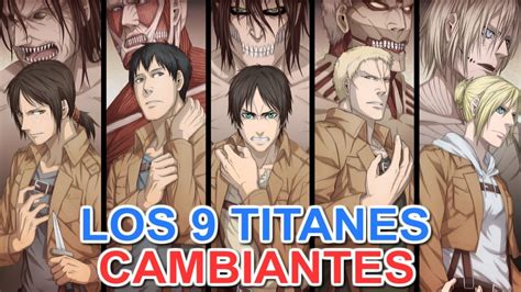 Representación de los 9 Titanes Cambiantes