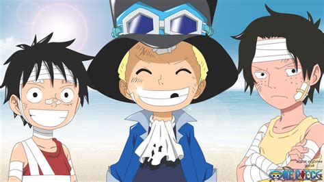 Ace y Sabo rescatando a Luffy de Porchemy