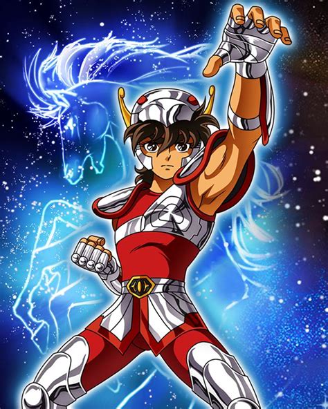 Seiya de Pegaso interviniendo en la lucha
