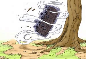 Ilustración del Jutsu de Reemplazo de Cuerpo