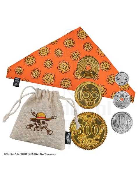 Set de monedas Berry y bandana de Nami de One Piece