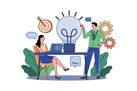 Emprendedores trabajando en una idea innovadora