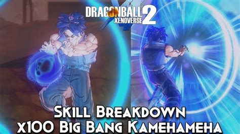 Comparativa de daño de Big Bang Kamehameha x100