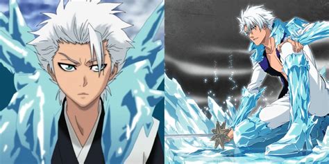 Ilustración de la batalla entre Hitsugaya y Harribel