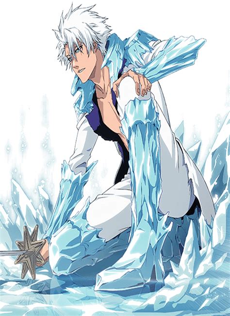 Tōshirō Hitsugaya en su forma Bankai