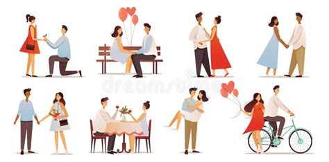 Ilustración de parejas de anime en diferentes estilos