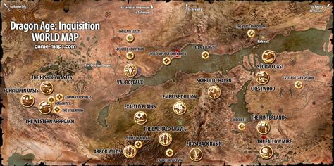 Mapa de guerra de Dragon Age: Inquisition