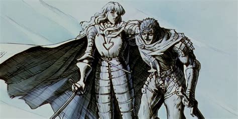 Escena de Guts y Griffith contemplándose
