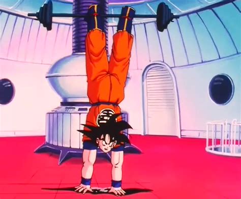 Goku entrenando a Natsu y Gray