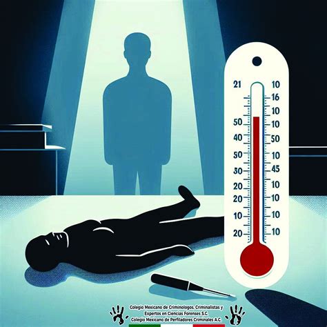 Gráfico de enfriamiento corporal post mortem