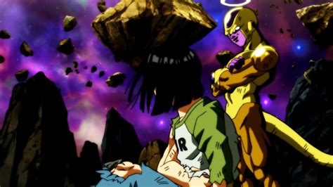 Ilustración de Freezer y Androide 17 colaborando contra Jiren