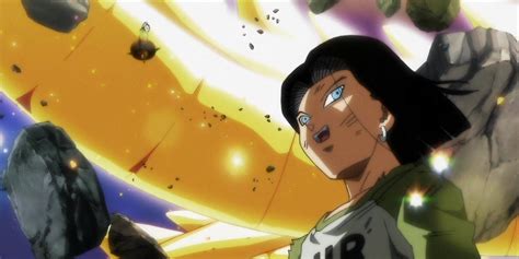 Androide 17 pidiendo su deseo a Super Shen Long