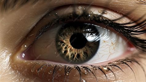 Primer plano del ojo heterocromático de Ken Kaneki