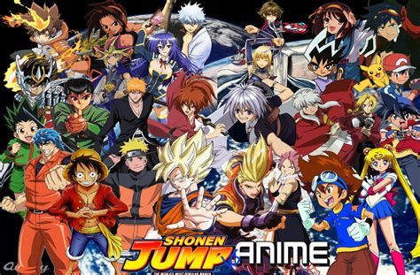 Gráfico de popularidad de los animes shonen
