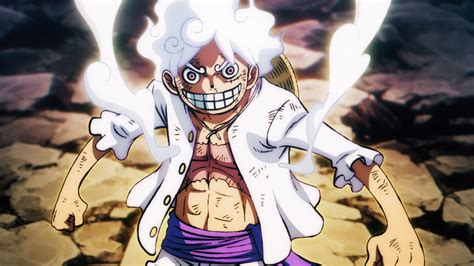 Luffy en su forma Gear 5, enfrentándose a Kaidou