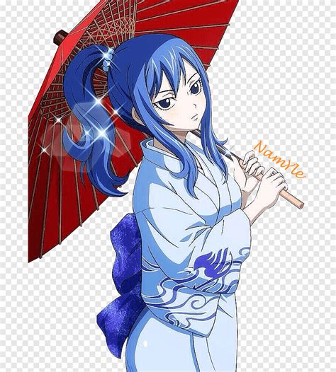 Imagen de Juvia con el emblema de Fairy Tail