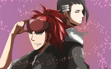 Renji Abarai y Byakuya Kuchiki