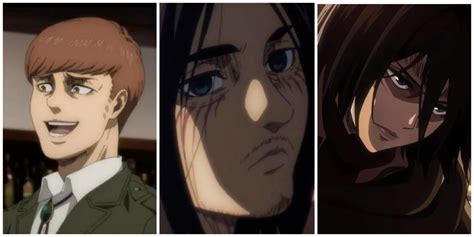 Gráfico de popularidad de los personajes de Attack on Titan a lo largo del tiempo