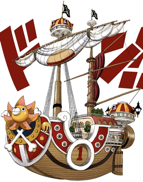 Maqueta del Thousand Sunny de One Piece