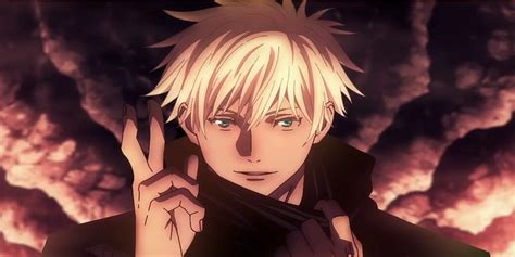 Ilustración de Satoru Gojo activando su Vacío Ilimitado