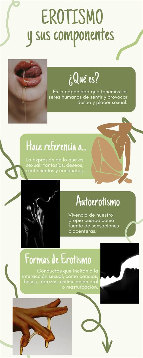 Infografía comparando el erotismo y la pornografía