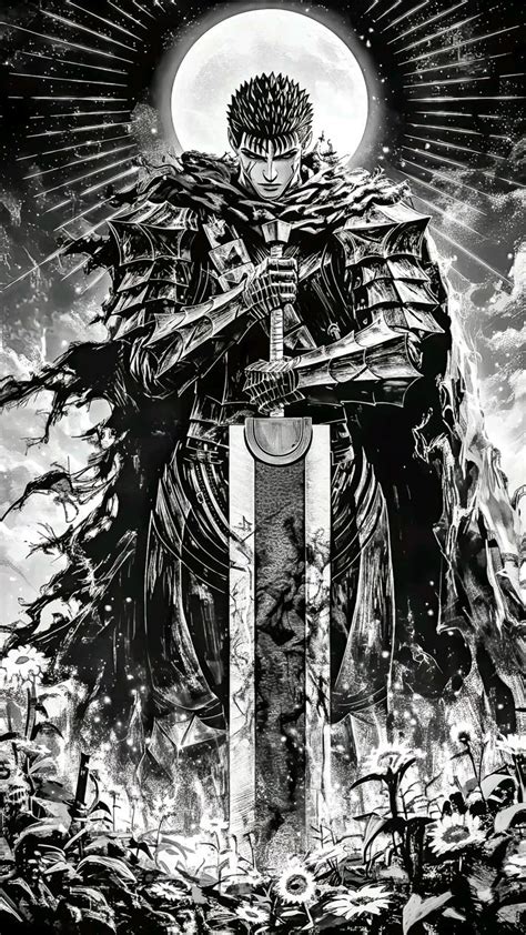 Arte conceptual de Berserk mostrando el mundo oscuro