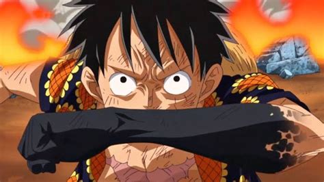 Luffy usando Haki