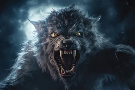 Escena nocturna con un príncipe transformándose bajo la luz de la luna