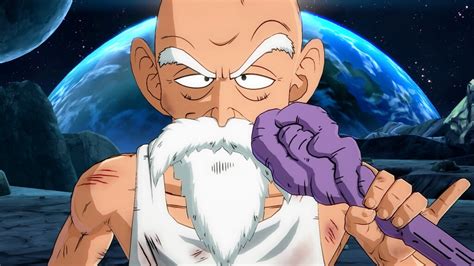 Maestro Roshi enseñando movimientos básicos