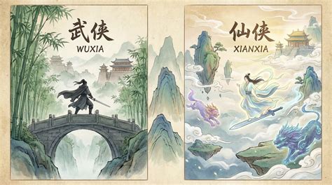 Comparativa de géneros de fantasía: Wuxia vs Xianxia