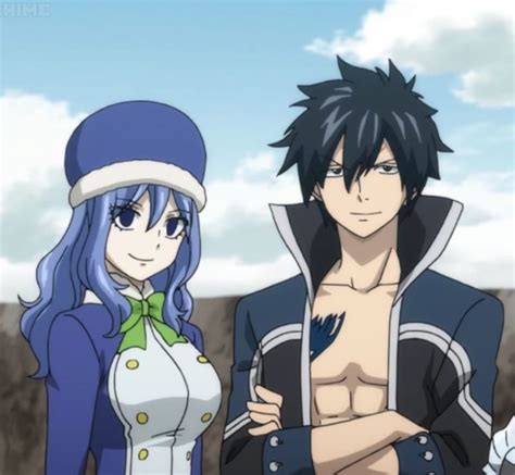 Juvia y Gray en combate