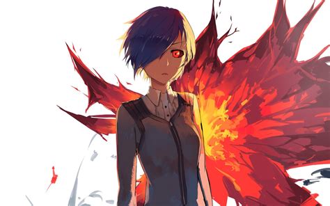 Touka usando su Kagune
