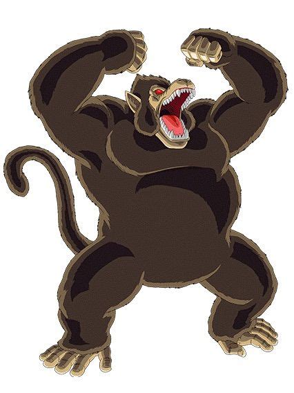 Gohan transformado en Ōzaru (Mono Gigante)