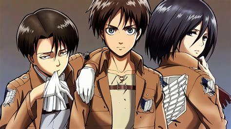 Ilustración de Zeke y Levi en Ataque a los Titanes