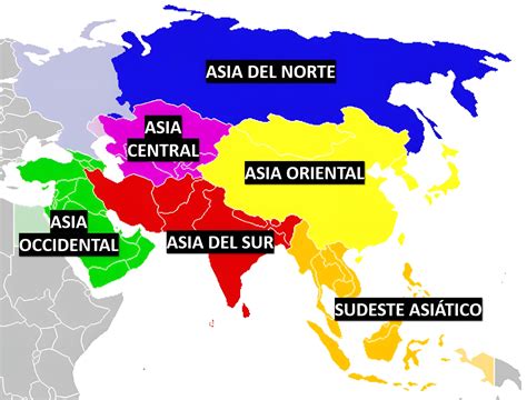 Mapa del continente de Guiltina y las ubicaciones clave de Fairy Tail