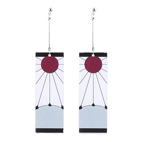 Pendientes Hanafuda de Tanjiro Kamado