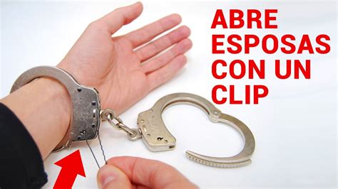 Diagrama de cómo abrir unas esposas