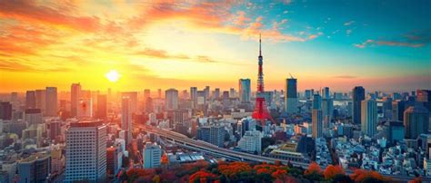Vista panorámica de la Torre de Tokio