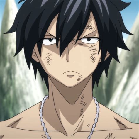Ilustración de Gray Fullbuster enfrentando a Zeref