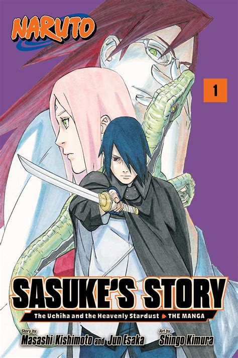 Portada del manga Naruto: Sasuke's Story - The Uchiha and the Heavenly Stardust