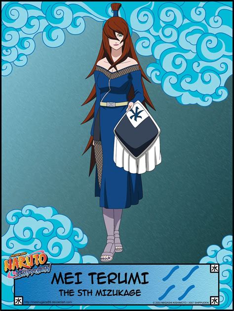 Mei Terumi en su atuendo de Mizukage