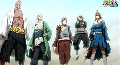 Mei Terumi y los otros Kages