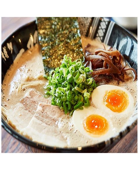 Variedad de ramen en Hakata Ramen