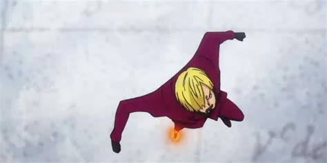 Sanji usando Sky Walk para huir