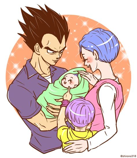 Vegeta consolando a Bulma embarazada