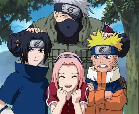 Kakashi con su Equipo 7