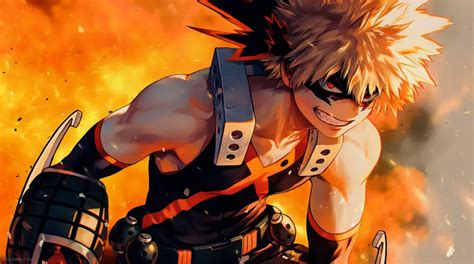Infografía de los movimientos especiales de Katsuki Bakugo