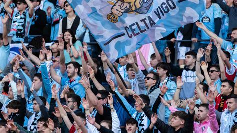 El RC Celta de Vigo celebrando un gol