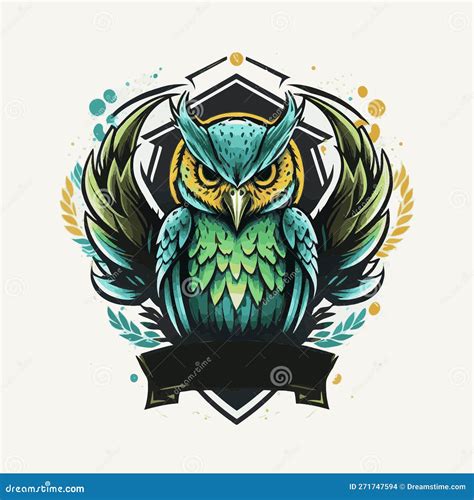 Ilustración de un búho para representar al equipo Fukurodani.
